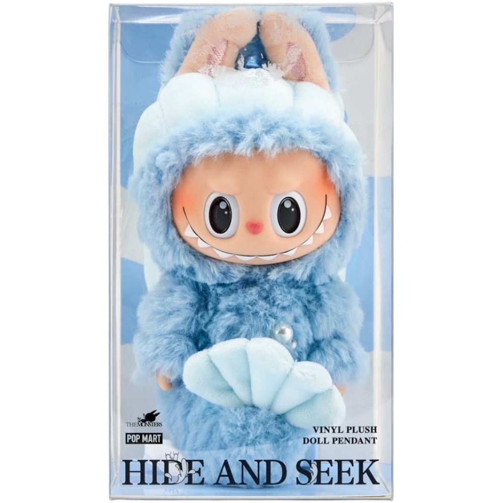Popmart Labubu Hide and Seek Merbubu Plush Pendant Singapore Exclusive